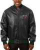 Varsity Minnesota Wild Black Leather Jacket Varsity Minnesota Wild Black Leather Jacket