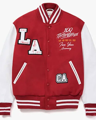 100 Thieves 5-Year Varsity Jacket