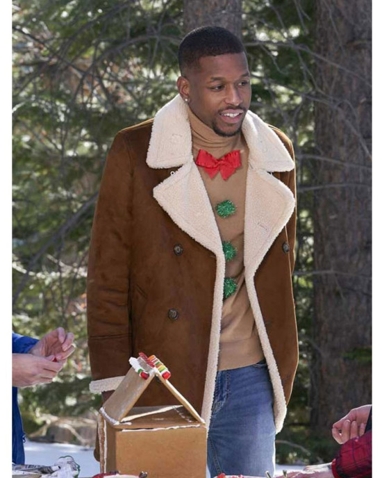 12 Dates of Christmas Anthony Assent Shearling Suede Peacoat 12 Dates of Christmas Anthony Assent Shearling Suede Peacoat