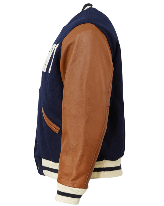 1940 NY Yankees Varsity Blue and Brown Jacket 1940 NY Yankees Varsity Blue and Brown Jacket