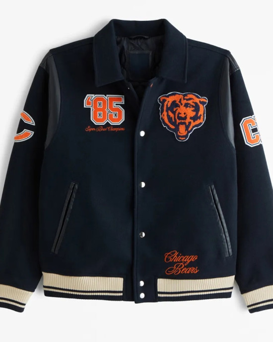 1985 Super Bowl Champions Chicago Bears Varsity Jacket