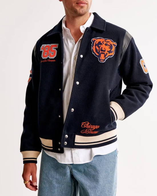 1985 Super Bowl Champions Chicago Bears Varsity Jacket