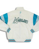1990s Florida Marlins Off White Full-Zip Rain Jacket