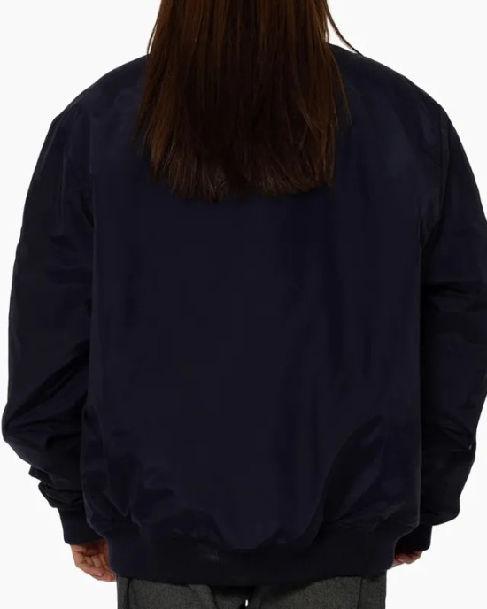 1995 Carlton Blues Script Bomber Jacket