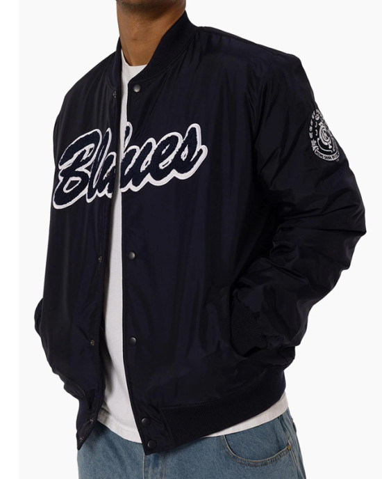 1995 Carlton Blues Script Bomber Jacket