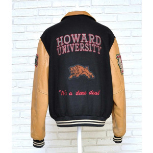1999 Vintage Howard University HBCU Letterman Varsity  Jacket