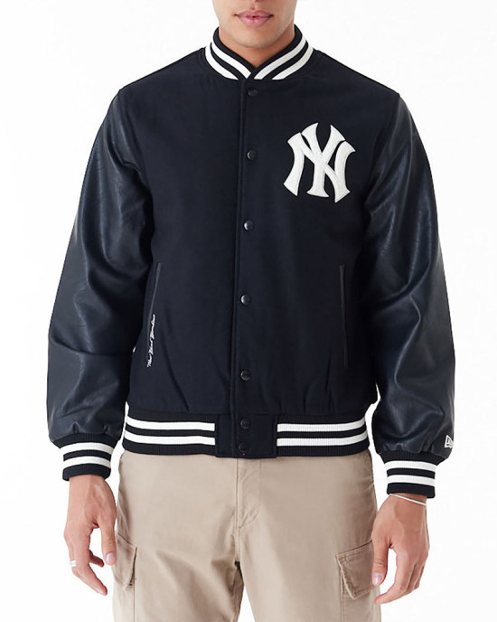 2009 NY Yankees World Series Black Varsity Jacket 2009 NY Yankees World Series Black Varsity Jacket