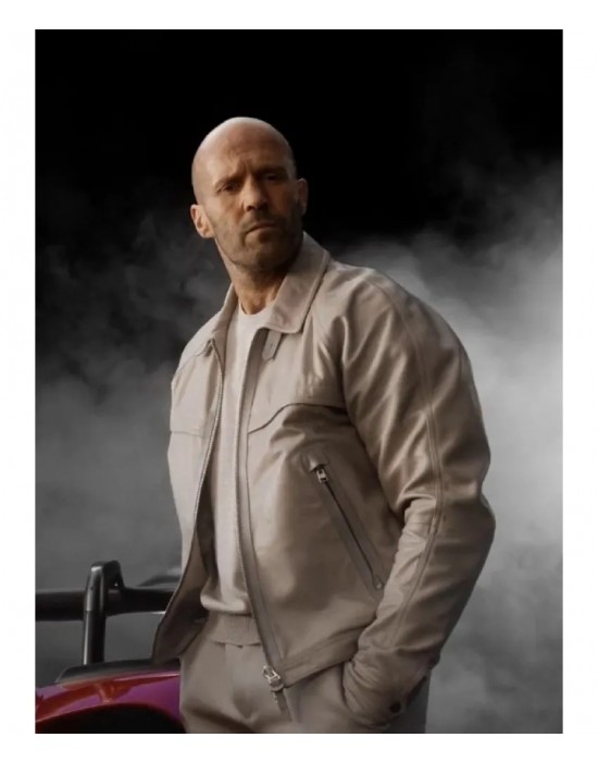 2023 Fast X Jason Statham Beige Jacket