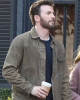 2023 Ghosted Chris Evans Brown Jacket 2023 Ghosted Chris Evans Brown Jacket