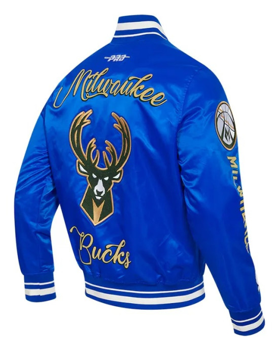 2024/25 Milwaukee Bucks City Edition Chenille Jacket 2024/25 Milwaukee Bucks City Edition Chenille Jacket