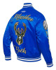 2024/25 Milwaukee Bucks City Edition Chenille Jacket 2024/25 Milwaukee Bucks City Edition Chenille Jacket