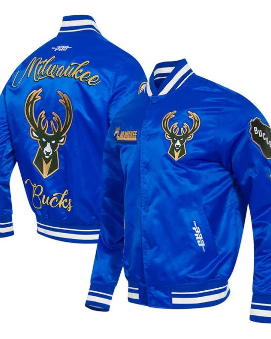2024/25 Milwaukee Bucks City Edition Chenille Jacket 2024/25 Milwaukee Bucks City Edition Chenille Jacket
