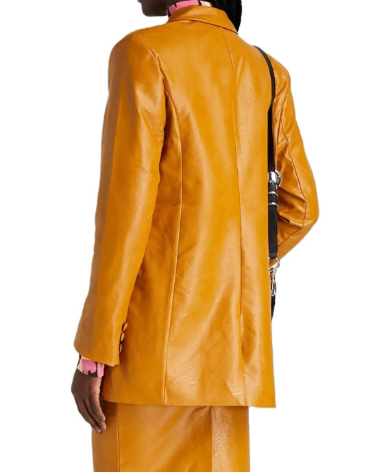 2024 Blake Lively It Ends With Mustard Coat