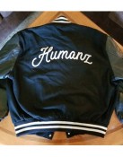 23 Humanz Black Varsity Letterman Jacket