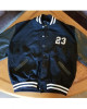 23 Humanz Black Varsity Letterman Jacket