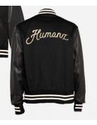 23 Humanz Black Varsity Letterman Jacket