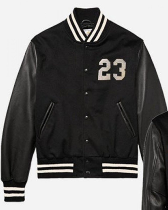23 Humanz Black Varsity Letterman Jacket