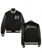 23 Humanz Black Varsity Letterman Jacket