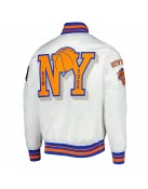 2x Finals Champions Mash Up Capsule New York Knicks White Jacket