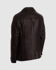 4 Button Brown Leather Coat 4 Button Brown Leather Coat