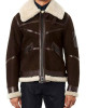 50 Cent Brown Shearling Jacket 50 Cent Brown Shearling Jacket