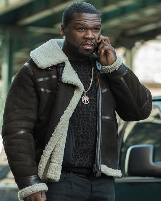 50 Cent Power Shearling Jacket 50 Cent Power Shearling Jacket