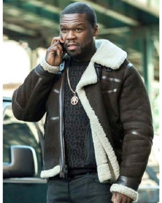 50 Cent Power Shearling Jacket 50 Cent Power Shearling Jacket