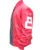 8 Ball Pink Bomber Leather Jacket 8 Ball Pink Bomber Leather Jacket