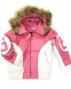 8 Ball Pink and White Hooded Parka Jacket 8 Ball Pink and White Hooded Parka Jacket
