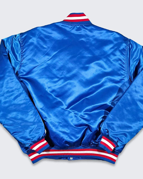80’s Depaul Blue Demons Bomber Jacket 80’s Depaul Blue Demons Bomber Jacket