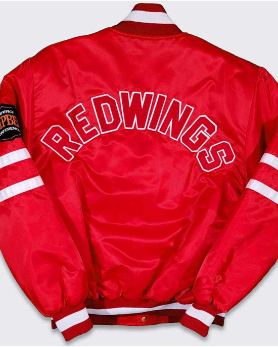 80’s Detroit Red Wings Campbell Red Bomber Jacket 80’s Detroit Red Wings Campbell Red Bomber Jacket