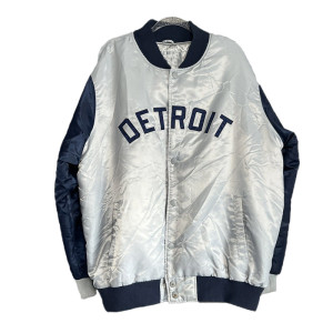 90’s Detroit Tigers World Series Navy and Gray Jacket