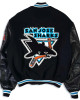 90’s San Jose Sharks Delong Black Varsity Jacket