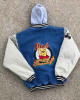 90s Xxxtentacion Winnie The Pooh Varsity Denim Jacket 90s Xxxtentacion Winnie The Pooh Varsity Denim Jacket