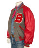 90s Gray Red Letterman Jacket 90s Gray Red Letterman Jacket
