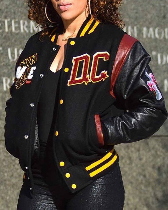 90th Anniversary Washington Commanders DC Varsity Jacket 90th Anniversary Washington Commanders DC Varsity Jacket