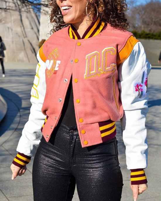 90th Anniversary Washington Commanders DC Varsity Jacket 90th Anniversary Washington Commanders DC Varsity Jacket