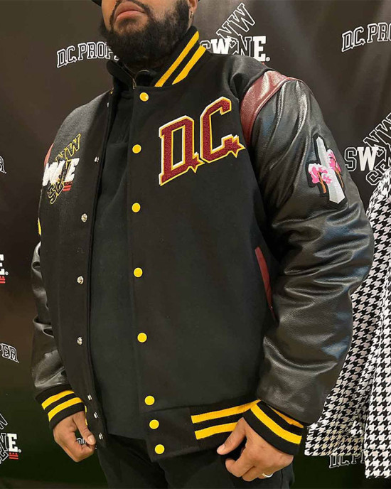 90th Anniversary Washington Commanders DC Varsity Jacket 90th Anniversary Washington Commanders DC Varsity Jacket