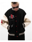 A Few Good Kids CEO Baseball Varsity Black Jacket