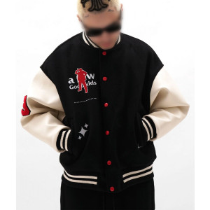 A Few Good Kids CEO Baseball Varsity Black Jacket