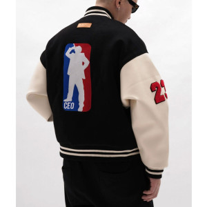 A Few Good Kids CEO Baseball Varsity Black Jacket