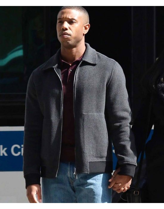 A Journal for Jordan Michael B. Jordan Black Bomber Jacket