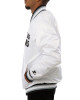 A Stars Las Vegas Raiders White Satin Jacket A Stars Las Vegas Raiders White Satin Jacket