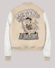 AC Milan Off White College Varsity Bomber Jacket AC Milan Off White College Varsity Bomber Jacket