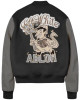 AC Milan Off White College Varsity Bomber Jacket AC Milan Off White College Varsity Bomber Jacket