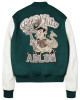 AC Milan Off White College Varsity Bomber Jacket AC Milan Off White College Varsity Bomber Jacket