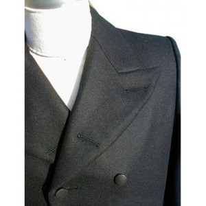 Abraham Lincoln Double Breasted Black Coat