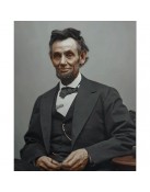 Abraham Lincoln Double Breasted Black Coat