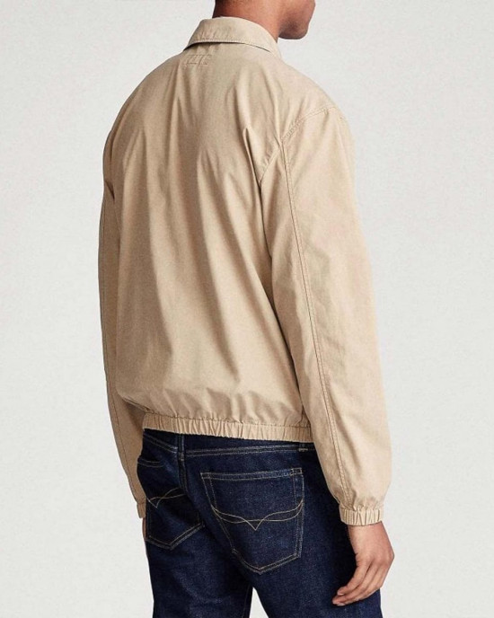 Adam Sandler Hustle Beige Cotton Jacket Adam Sandler Hustle Beige Cotton Jacket