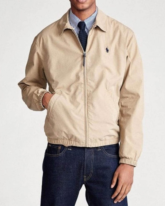 Adam Sandler Hustle Beige Cotton Jacket Adam Sandler Hustle Beige Cotton Jacket